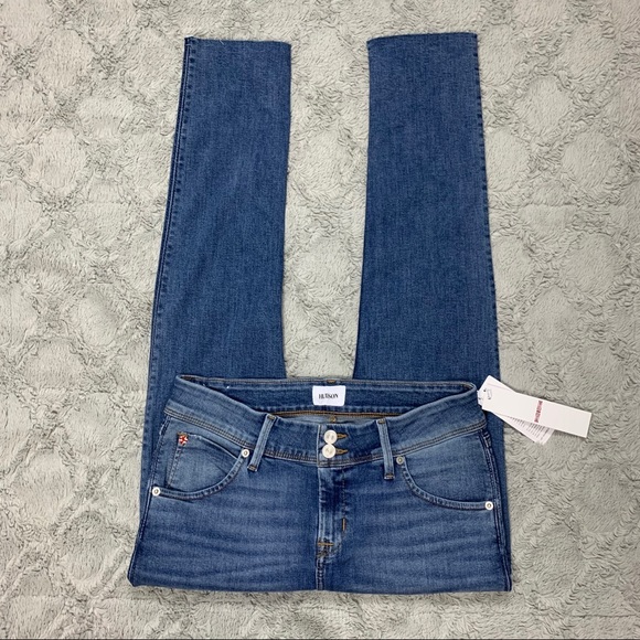 Hudson Collin Raw hem ankle skinny jeans